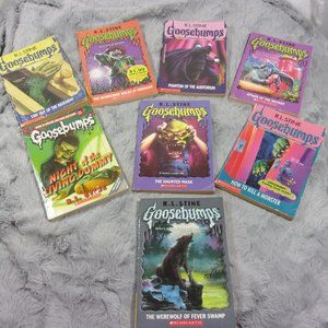 COPY - BKS-2 8 R. L. STINE GOOSEBUMPS PAPERBACK BOOKS FROM YEARS 1992-1996